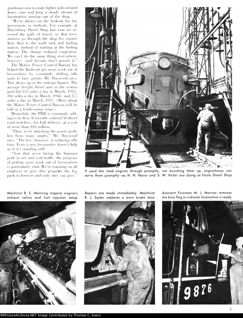 "Make That Engine Move," Page 3, 1957